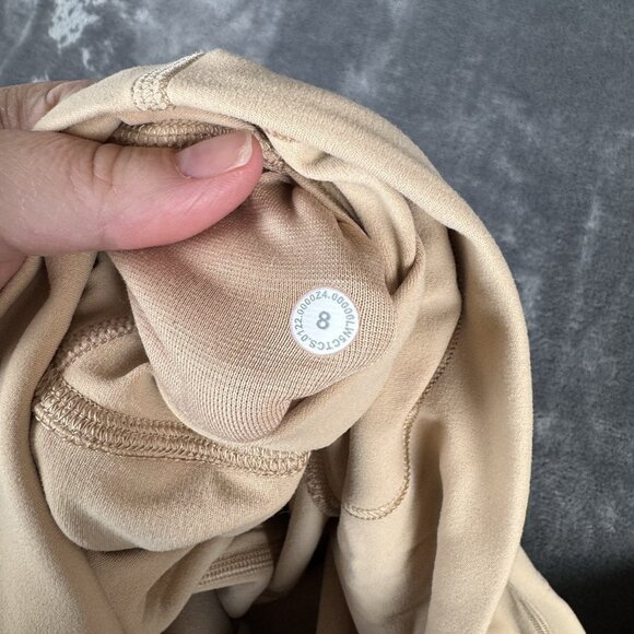 Lululemon Align Tan Pants Womens 8 High Rise Legging Athletic Gym 24 Inseam - Picture 5 of 8